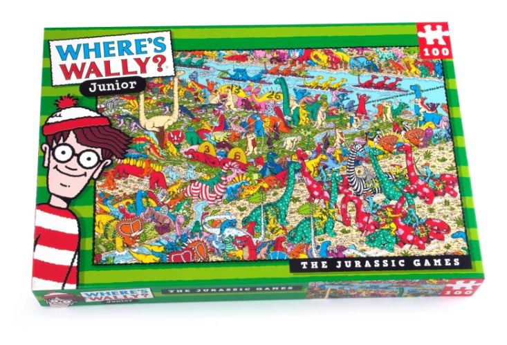 Find Holger Med Dinosaurer – Puslespil med 100 Brikker - 5965