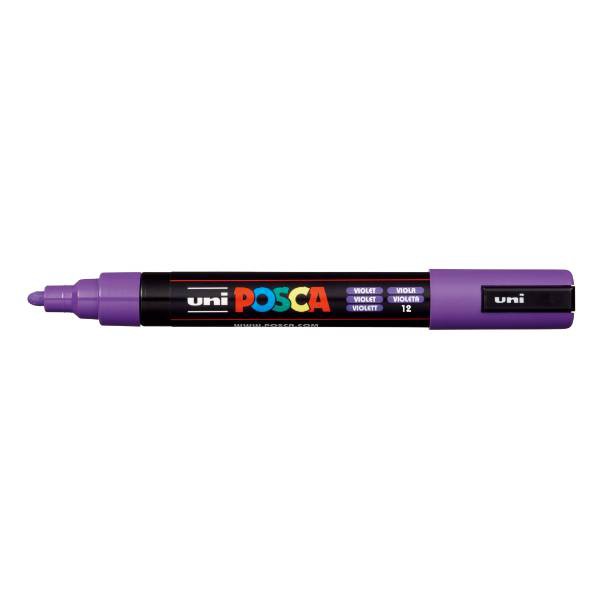 Uni POSCA Marker PC-5M Violet – 1,8-2,5 mm