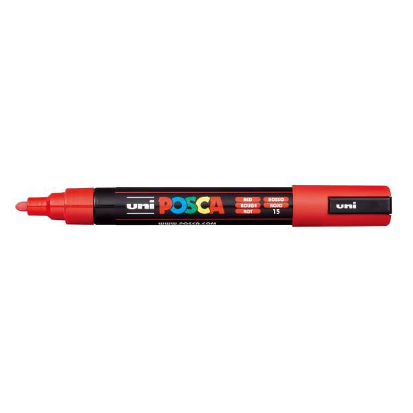 UNI POSCA MARKER PC 5M RØD