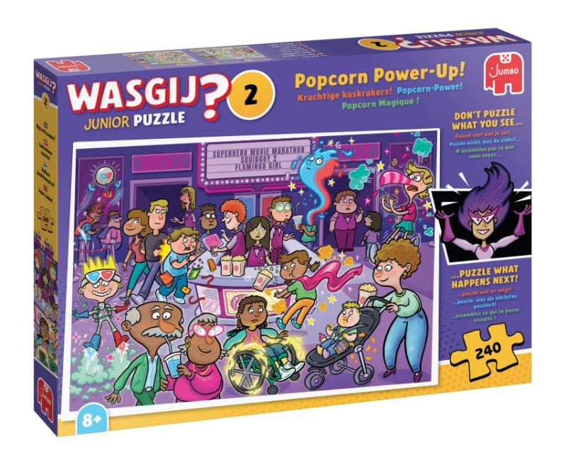 Waqsgij Junior PopCorn Power-up! 240 Brikker - 1110100807