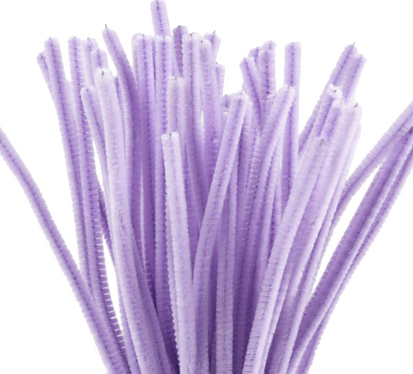 Chenille Lilla 30 cm – 50 stk. 516571