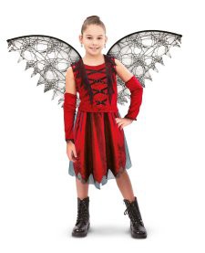 Rio Fe-Djævel Kostume med Vinger – 140 cm 42777