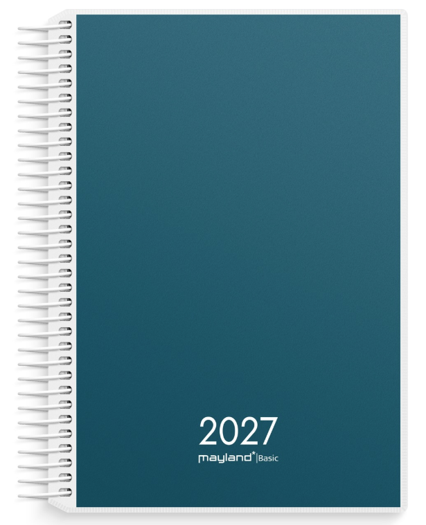 Basic Dagkalender 2027 i PP-Plast