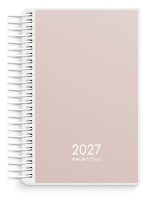 Basic Mini Dagkalender 2027 i PP-Plast 27266000