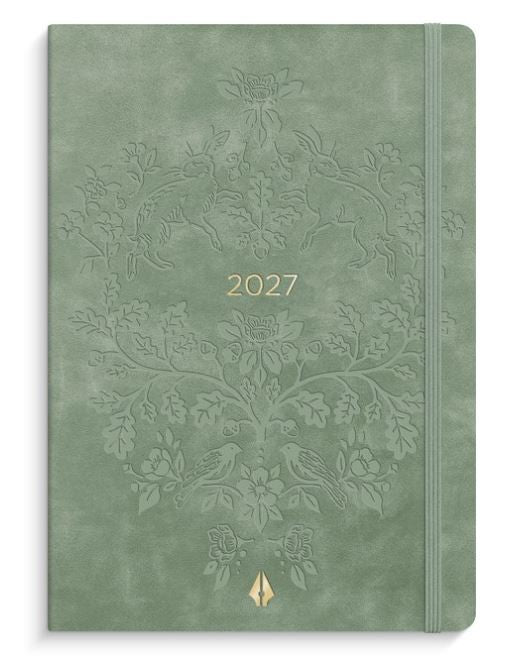 Mayland A6 Forma Deluxe Ugekalender 2027 – Grøn Kunstlæder 27201420