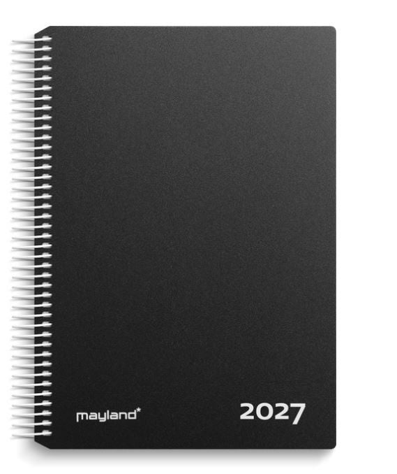 Mayland Timekalender 2027 – Sort PP-Plast 27218000