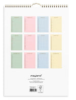 Mayland Familiekalender Color Lille 2027 – 5 Kolonner 27066120