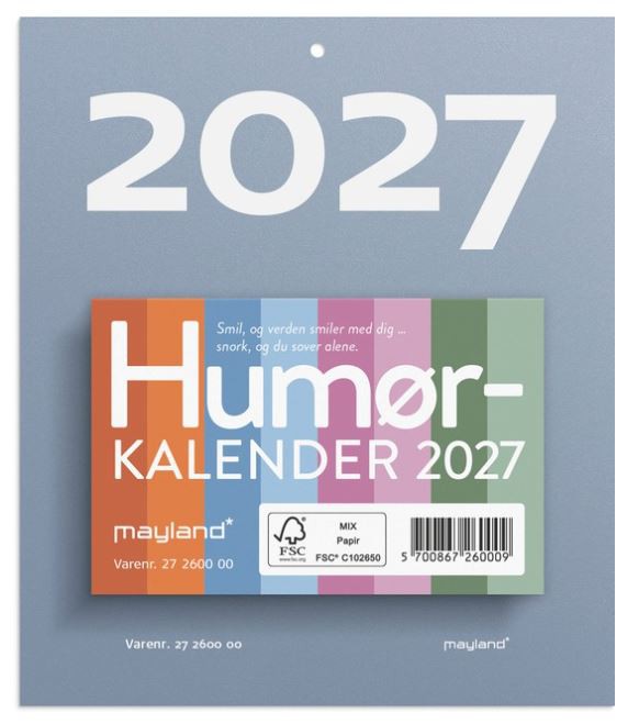 Mayland Afrivningskalender Humør 2027 – Vits & Citater 27260000