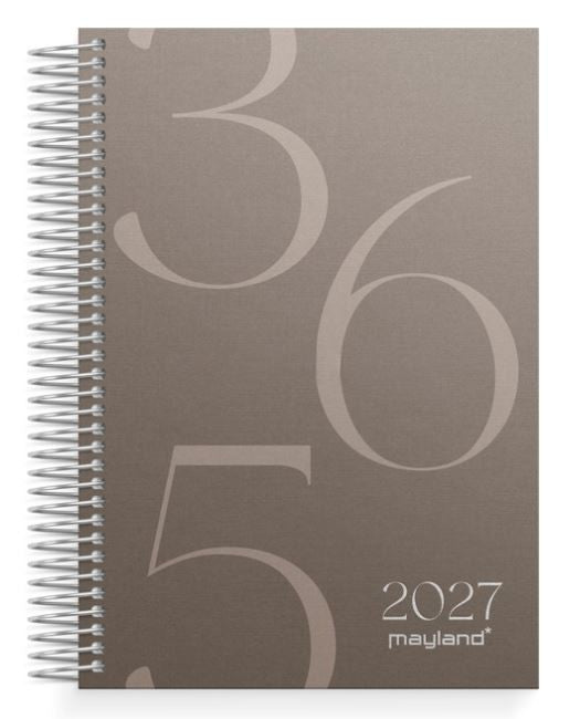 Mayland Dagkalender 2027 – Mønstret Karton 27208020