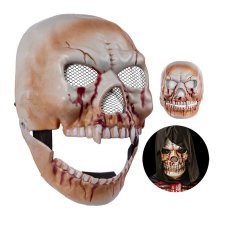 Skeletmaske med blod 42597
