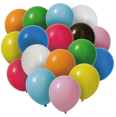 Balloner 12" Mix – 25 stk. Assorterede Farver