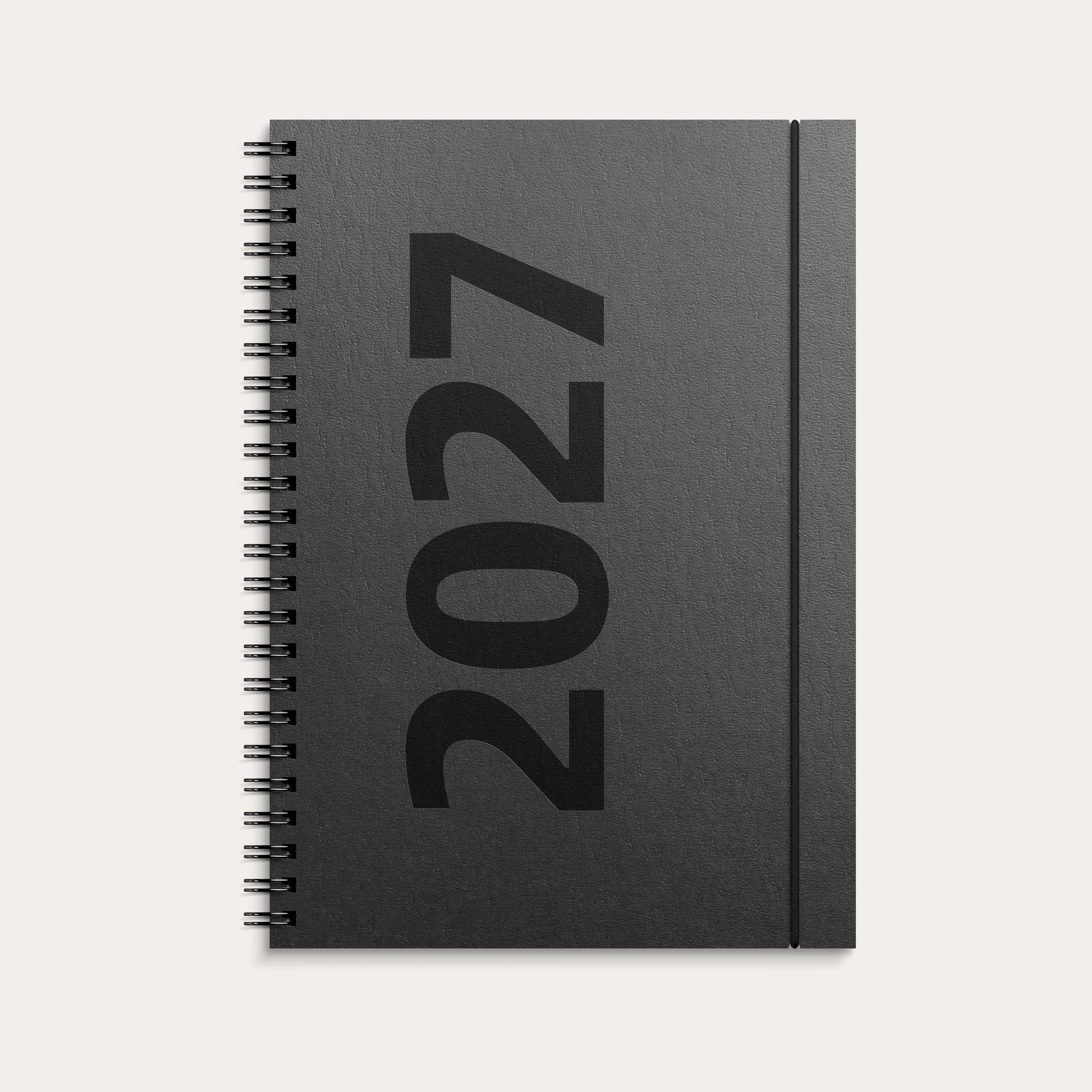 A5 ugekalender højformat matsort 2027