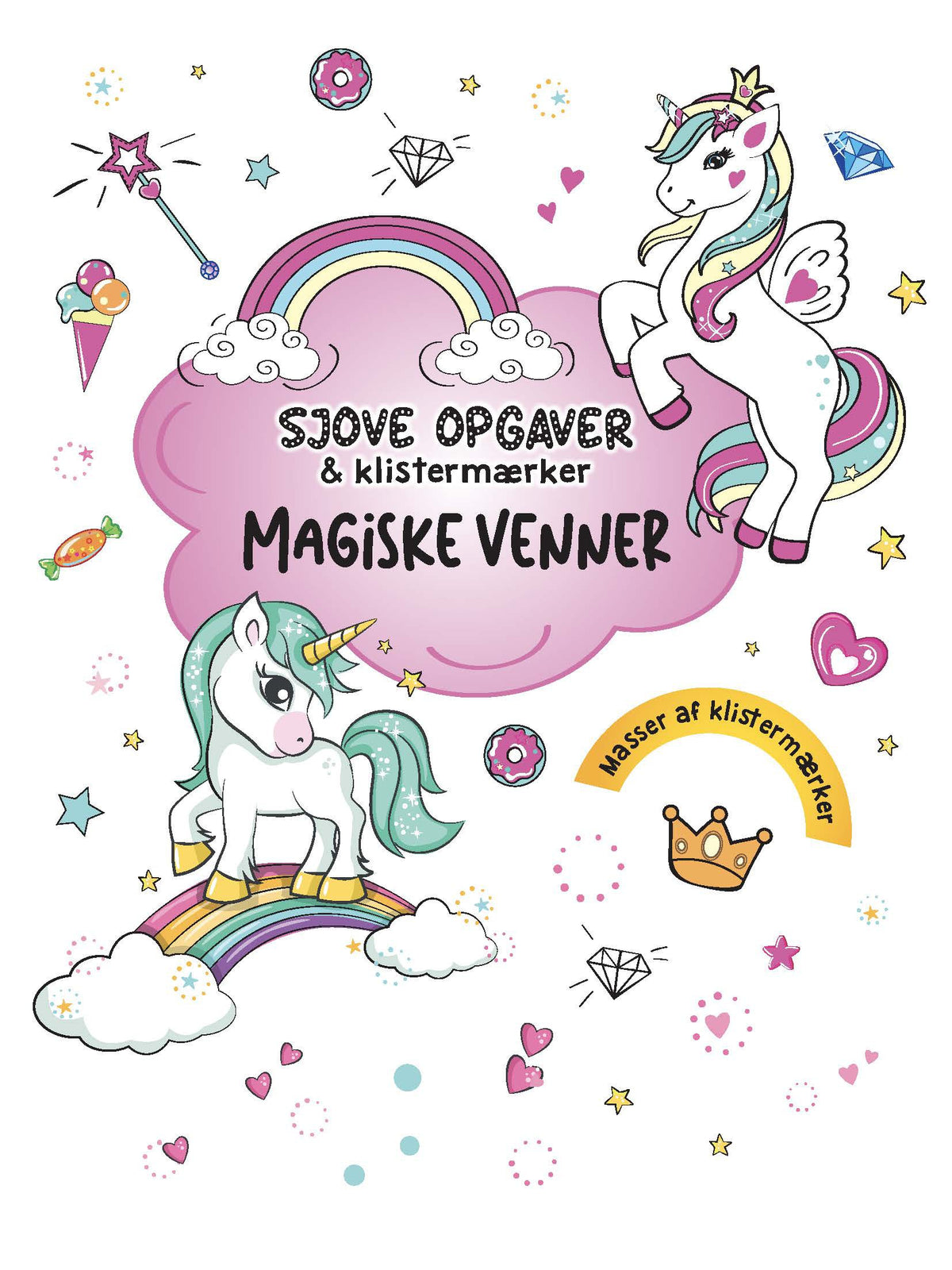Sjove opgaver & klistermærker: Magiske venner