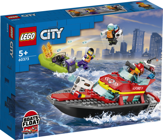 LEGO City 60373 Brandvæsnets redningsbåd V29