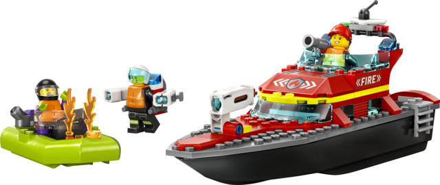 LEGO City 60373 Brandvæsnets redningsbåd V29