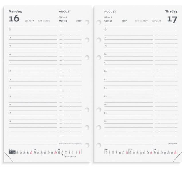 System PP dagkalender REFILL 2027