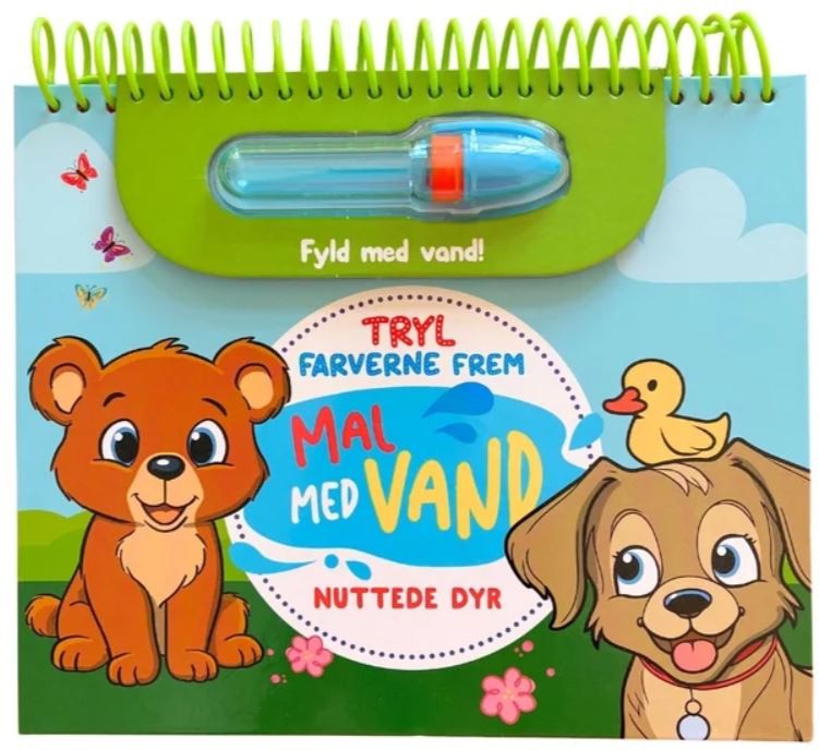 Mal med vand: Nuttede Dyr