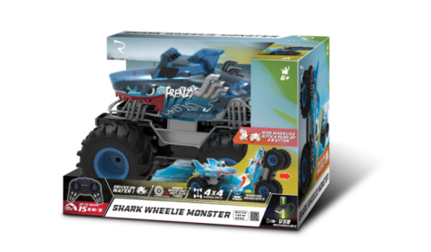REVOLT Shark Wheelie Monster 1:18