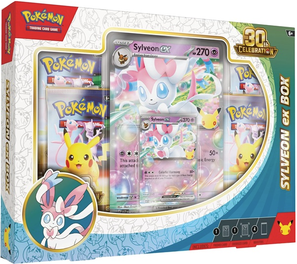 Pokémon Mega Evolution: 30th Celebration Sylveon ex Collection
