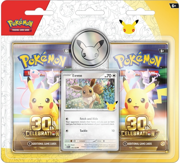 Pokémon Mega Evolution: 30th Celebration Eevee 2-Pack Blister