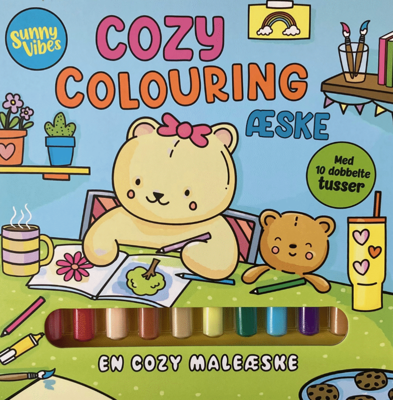 Sunny Vibes: Cozy Colouring Æske