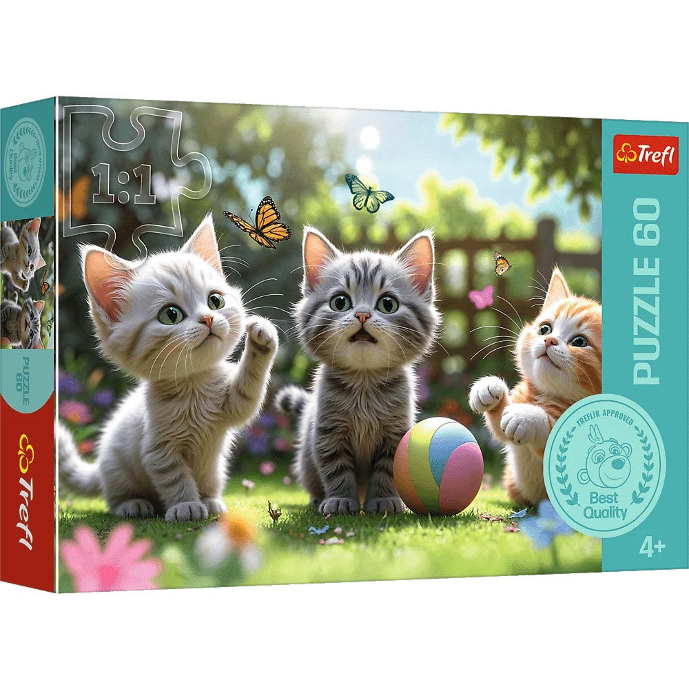 Three Kittens puslespil – 60 brikker 17412