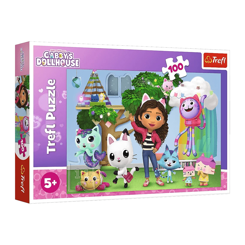 Gabby’s Dollhouse – Puslespil med 100 brikker