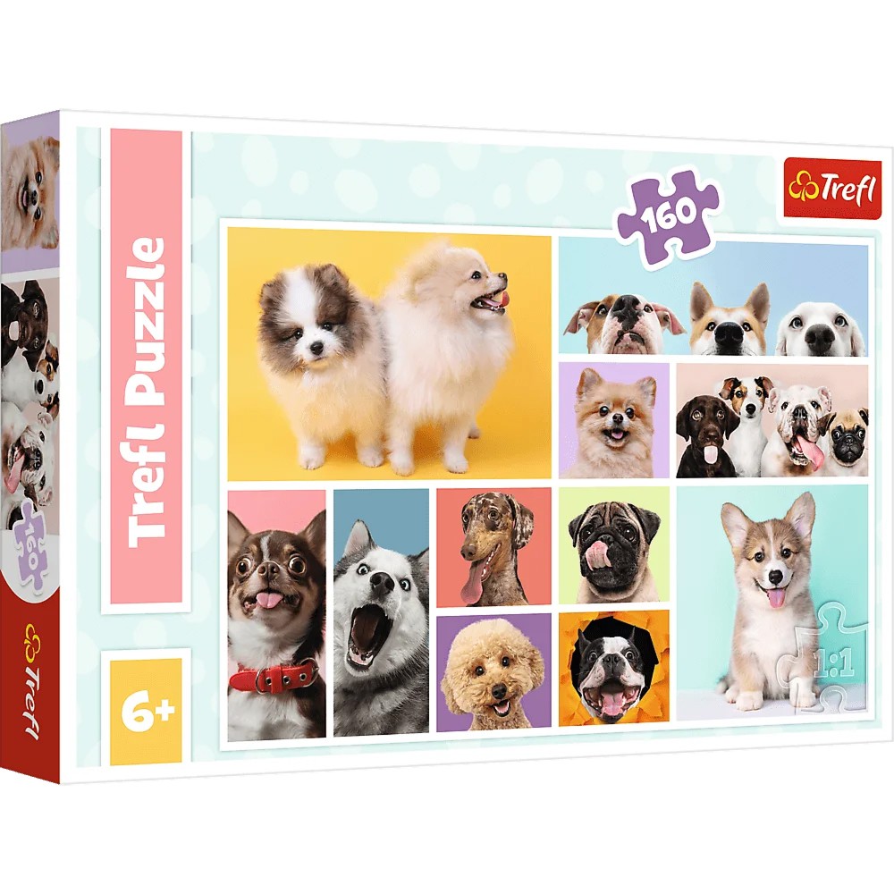 Trefl Dog Friendship – Puslespil med 160 brikker - 15412