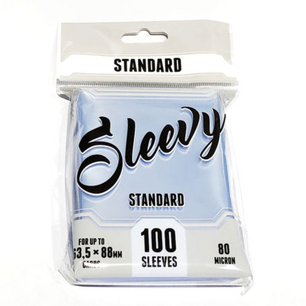 Sleevy STANDARD Clear – 100 kortlommer 63,5 x 88 mm
