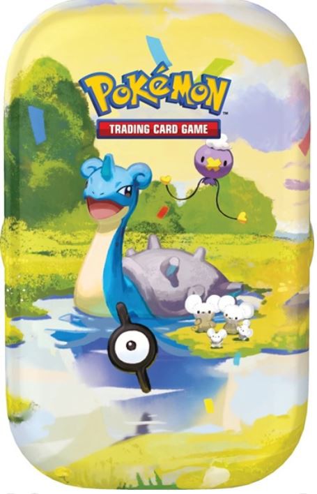 Pokémon Mega Evolution: 30th Celebration Mini Tin med Lapras, Drifloon & Maushold - 4