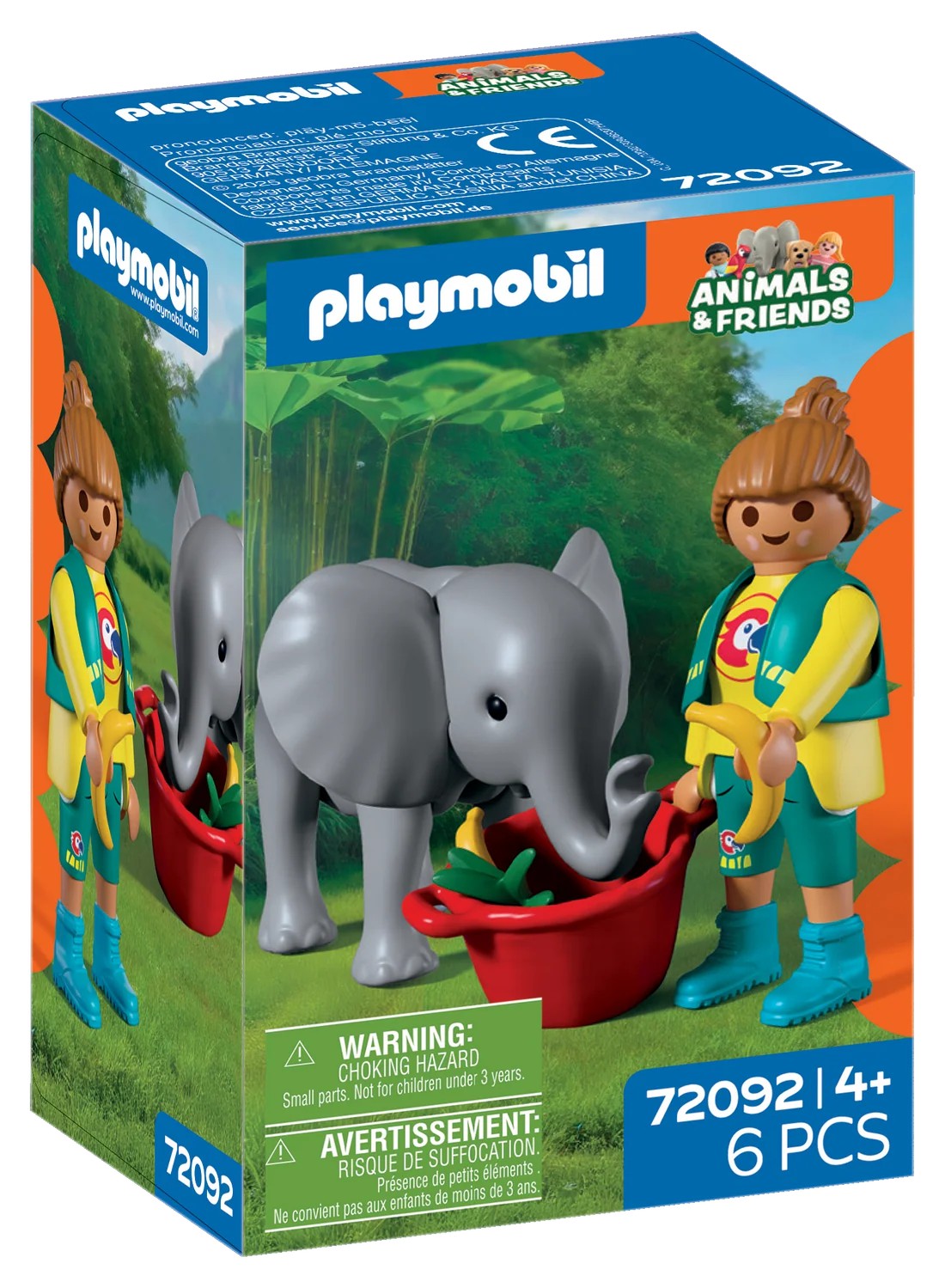 playmobil Zoo: Baby Elephant and Zookeeper