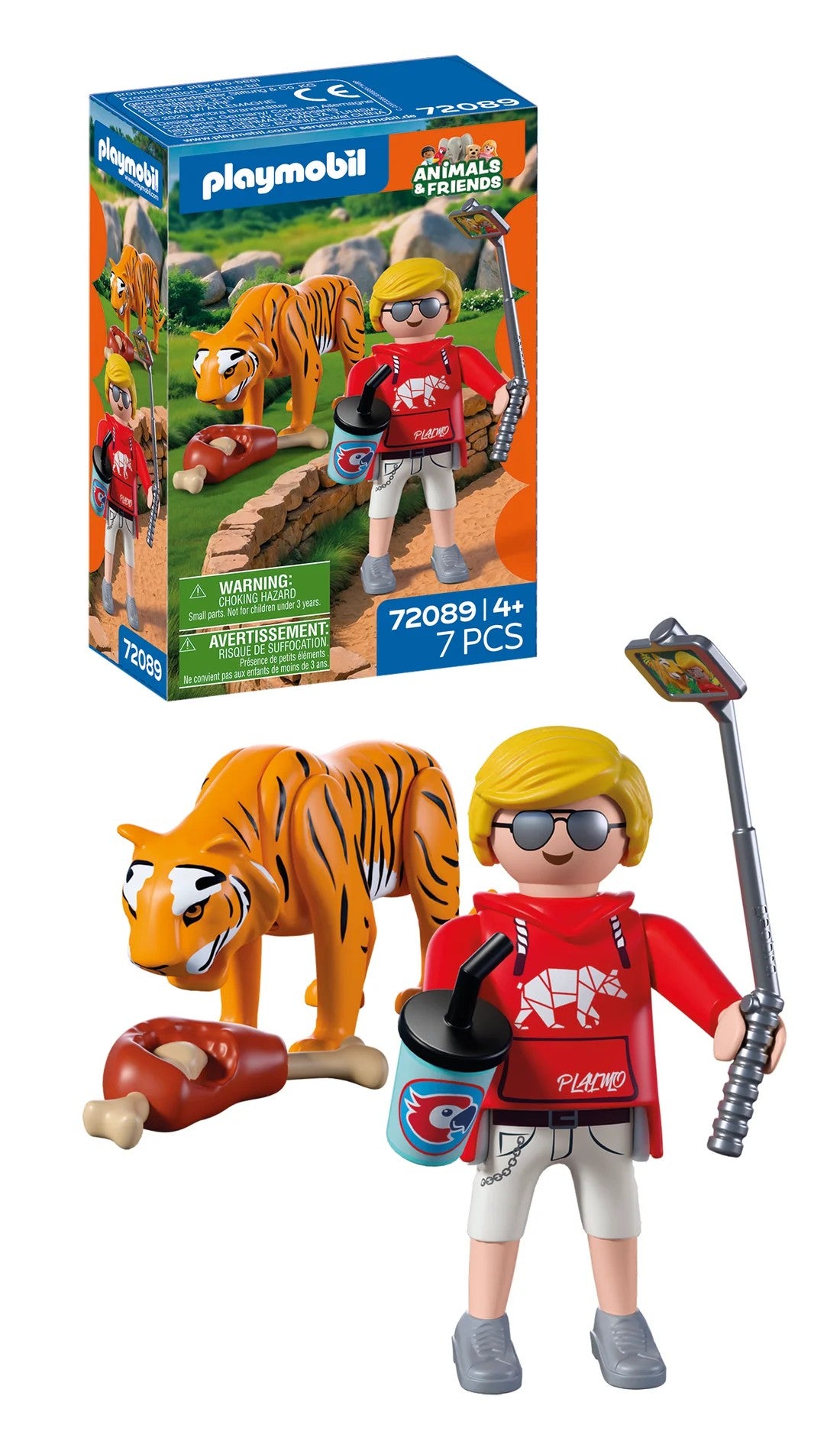 Zoo: Tiger and Visitor