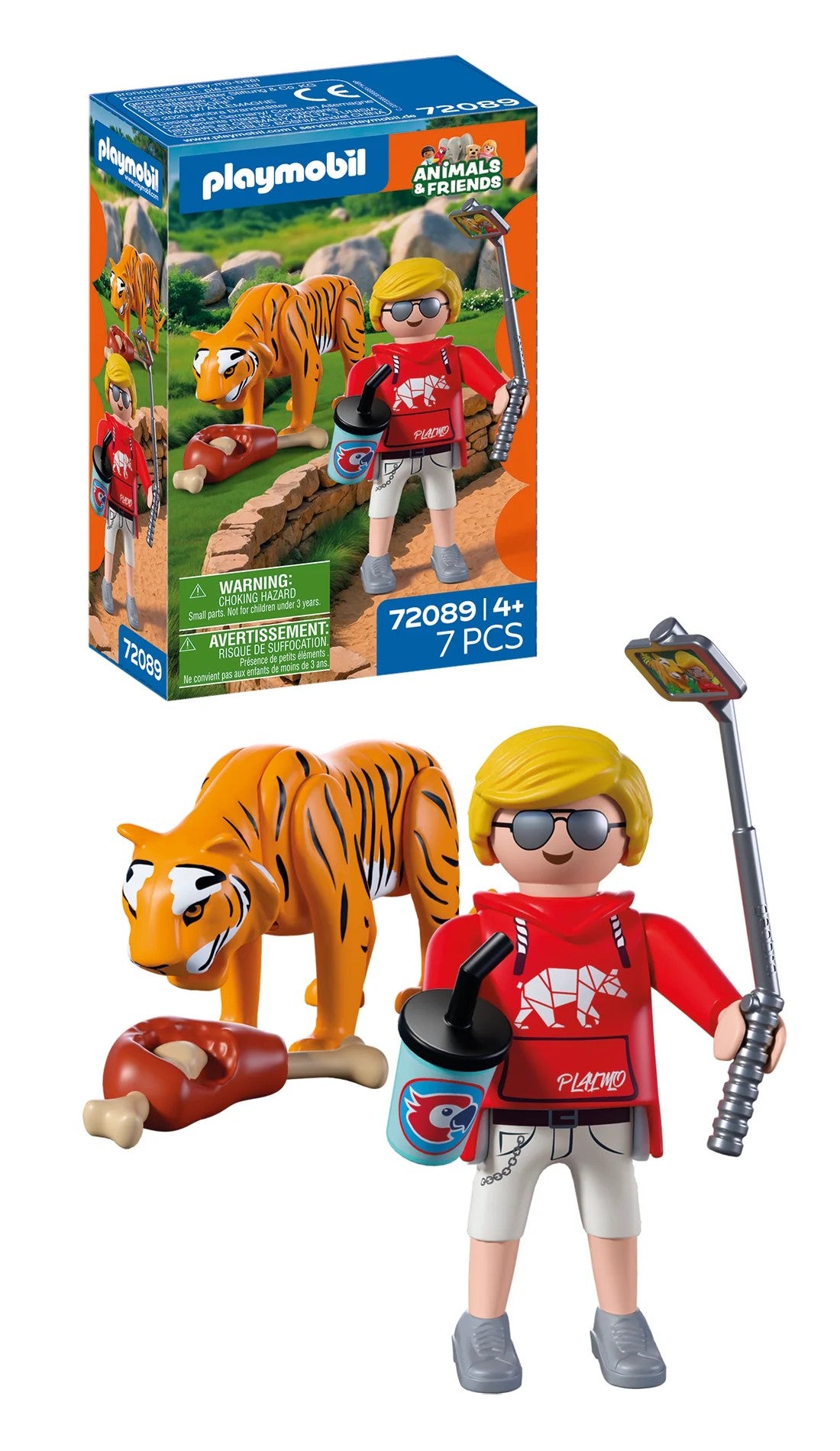Zoo: Tiger and Visitor