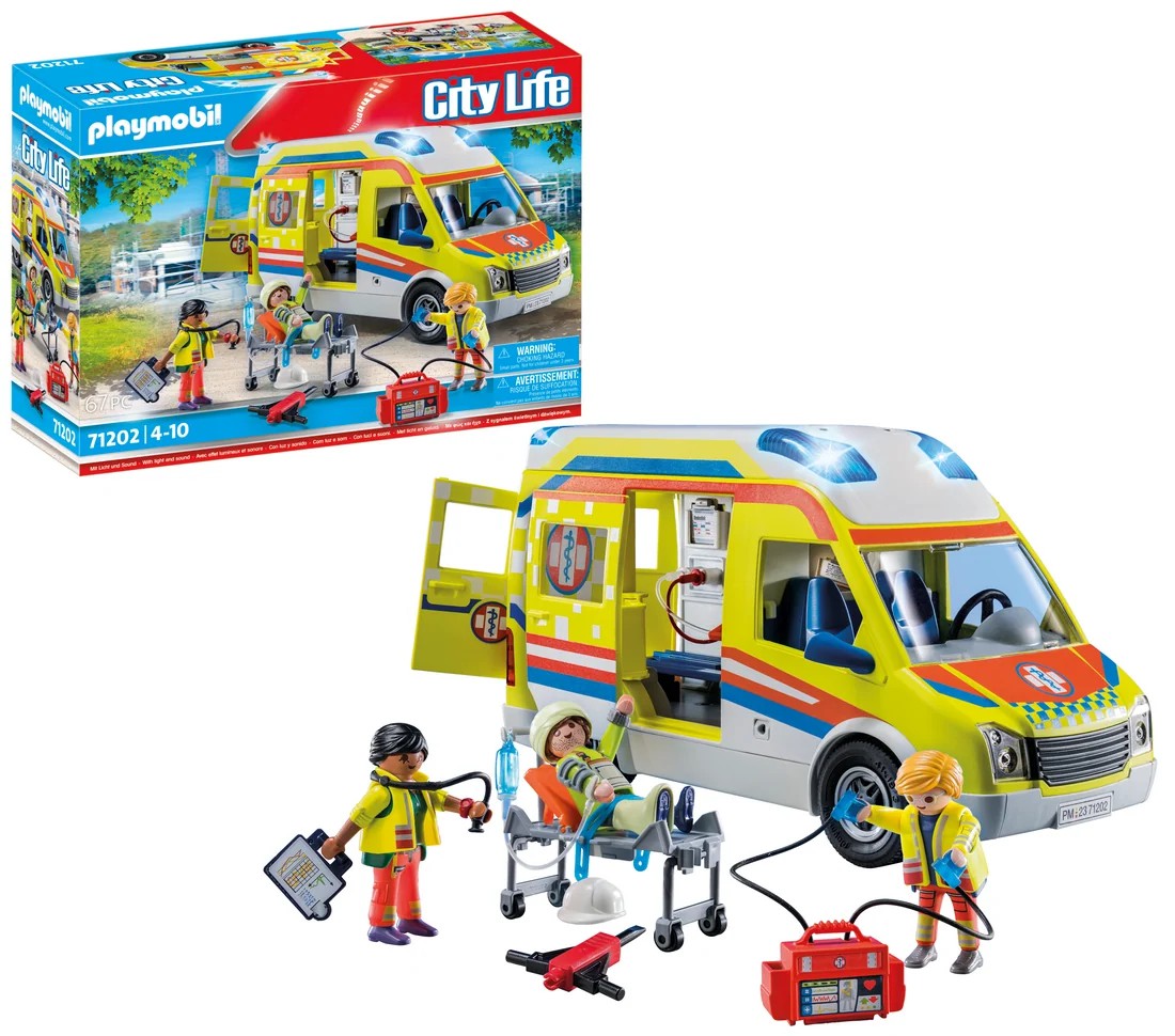playmobil Ambulance with Light and Sound