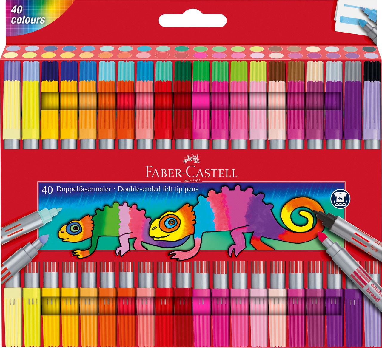 Tusser dobbelt tyk/tynd 40 stk