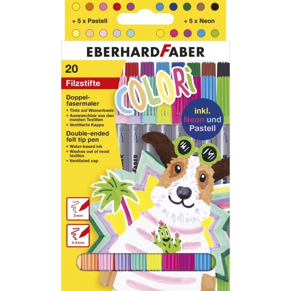 Eberhard Faber dobbelt-tusser 20 stk
