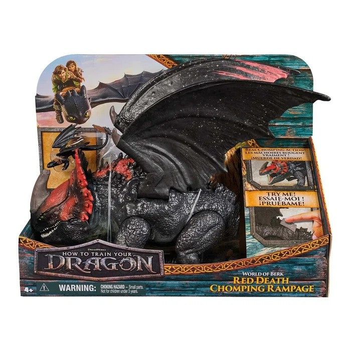 DRAGONS MOVIE RED DEATH CHOMPING RAMPAGE – DRAGELEGETØJ