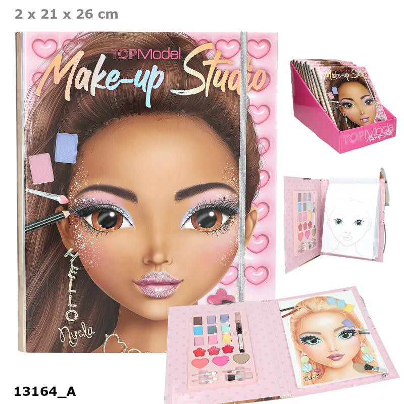 TOPMODEL MAKEUP MAPPE MED INDHOLD – SMINKESÆT TIL BØRN