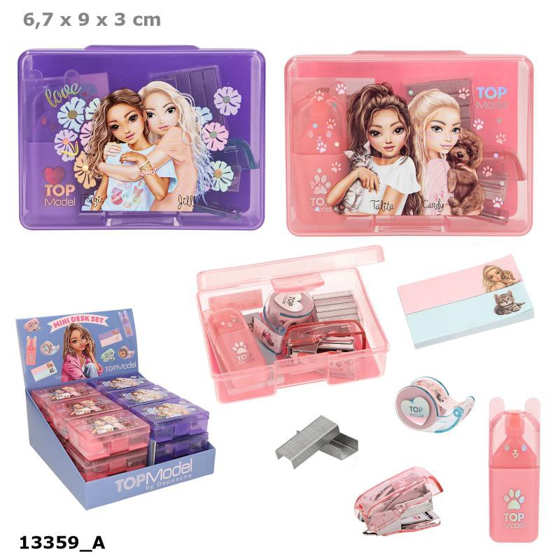 TOPMODEL MINI STATIONERY SÆT – SØDT MINI SKRIVESÆT TIL BØRN