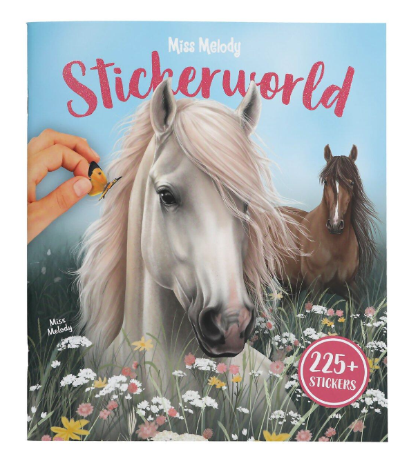MISS MELODY STICKERWORLD – KREATIV STICKERSBOG MED HESTE