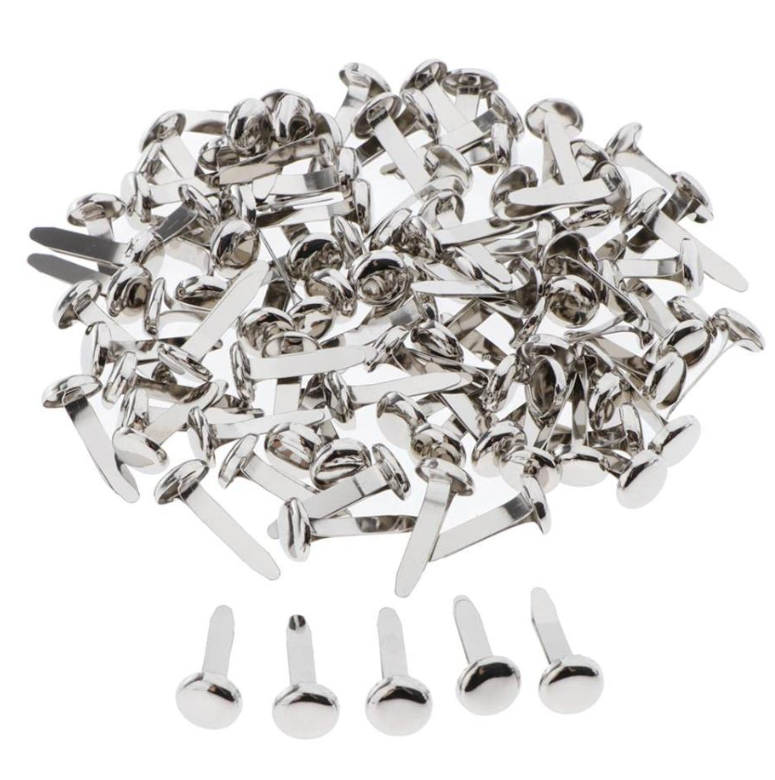 PAPIRBINDERE METAL (SOLDATER) – SØLVFARVEDE – CA. 100 STK.