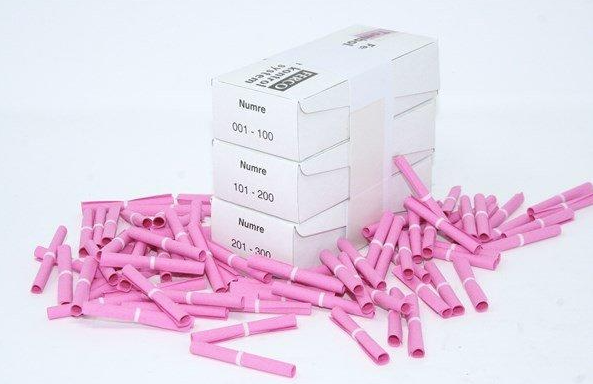 KINESISK LOTTERI 1-200 ROSA – NUMMEREREDE LODDER TIL LOTTERI OG TOMBOLA