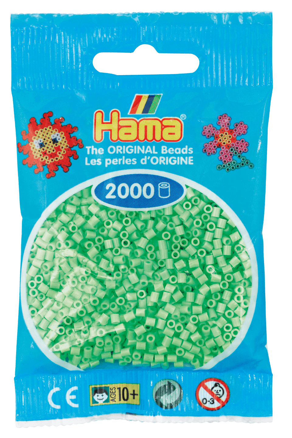 HAMA MINI PASTEL GRØN 501-47